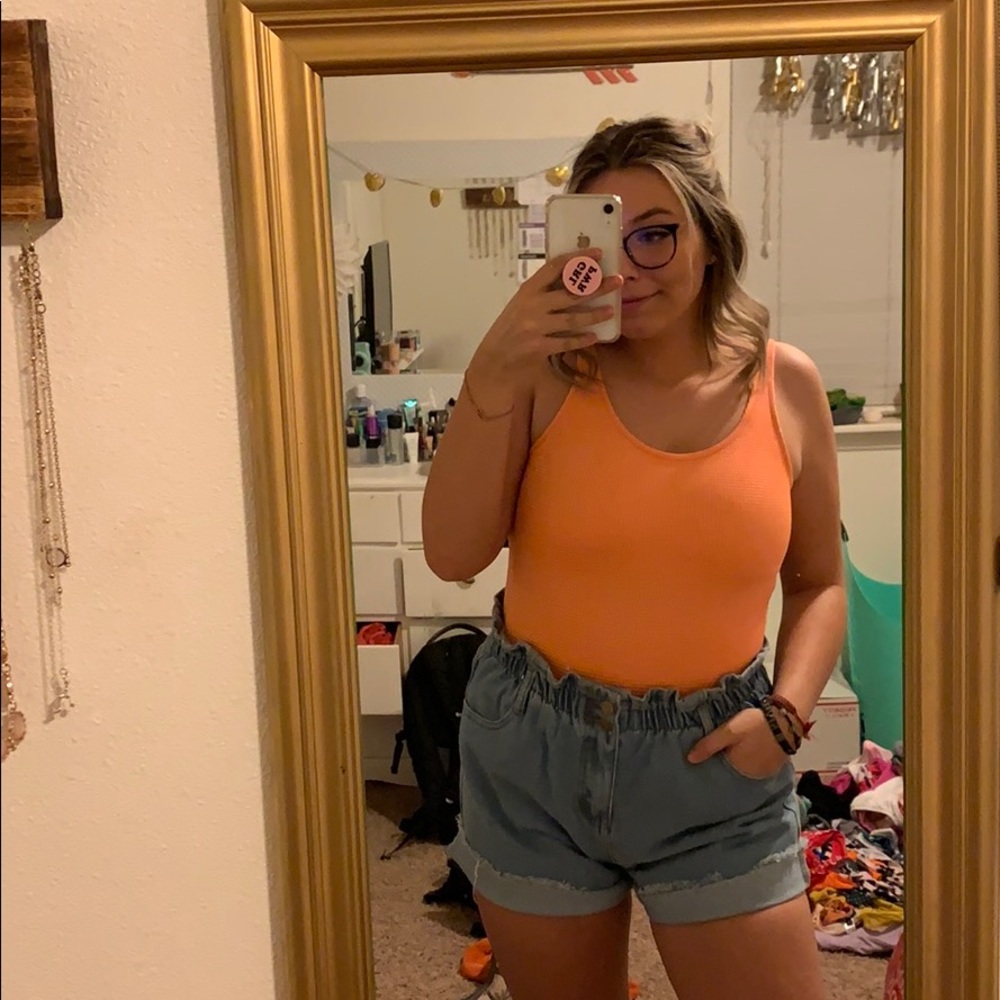 Orange Thrifted One Piece